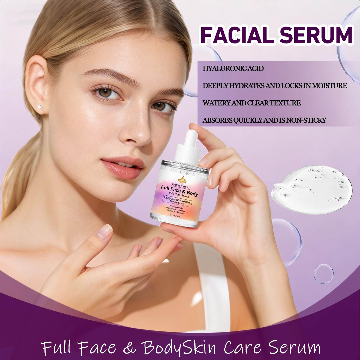 SUMIFANG All-in-One Serum 100ml | Vitamin C + Vitamin E + Niacinamide, for antioxidant and brightening effects | Salicylic acid gently exfoliates, suitable for dry/dull skin