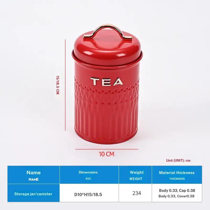 Modern Minimalist Bread Box Storage Container, Metal Sealed Candy Coffee Tea Canister, Cross-Border Wholesale Bread Storage Box