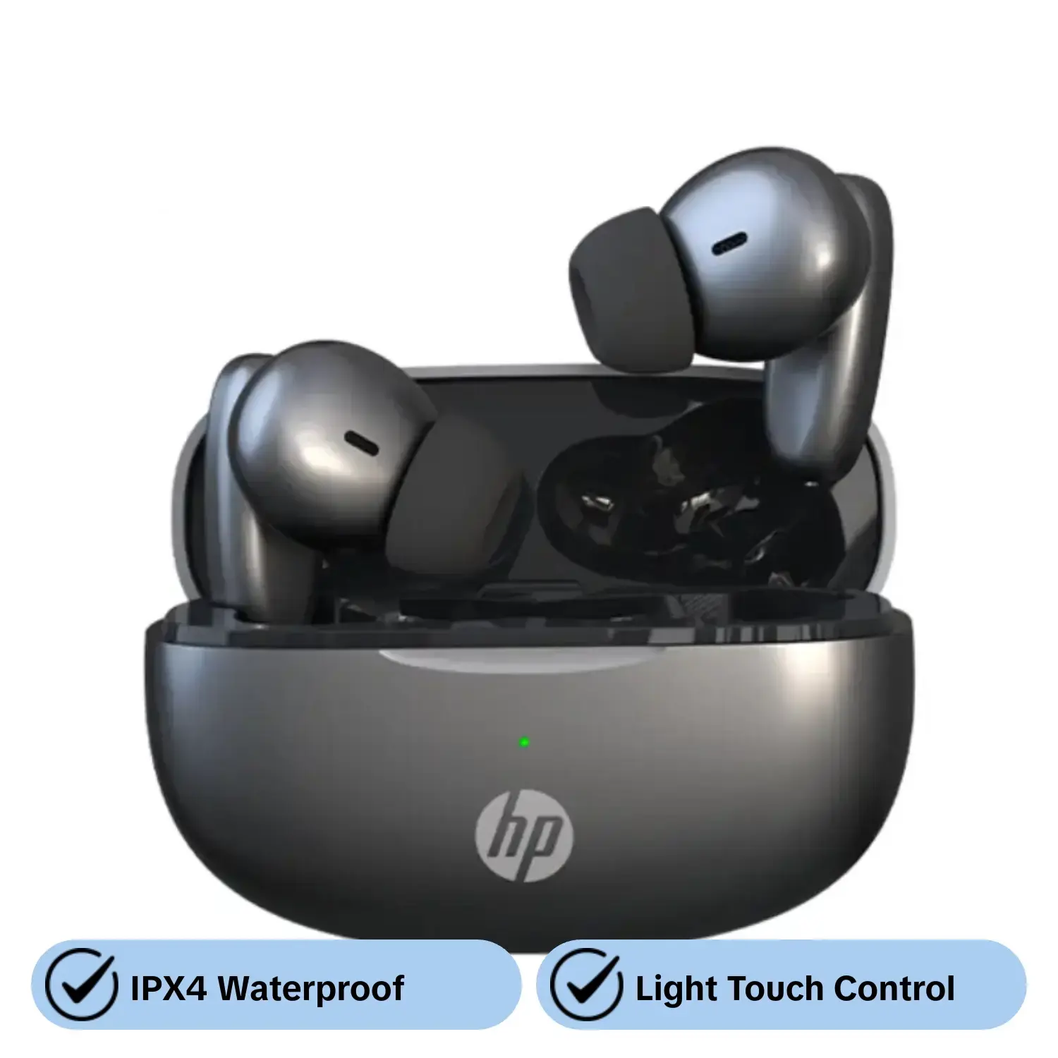 HP Earphones H10I True Wireless Headphones Noise Cancellation, Sports Earphones, Noise Reduction Earphones, For Phone, PC, IPX4 Waterproof, Light Touch Control, Excellent Sound Quality, Best Gift for Friends