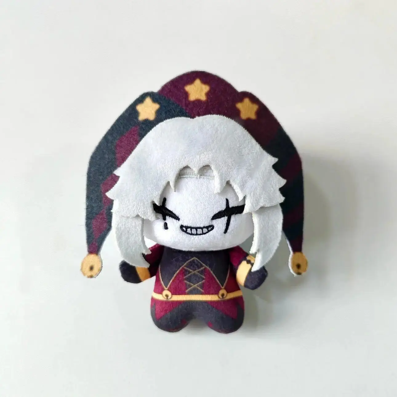 Stuffed 10cm Freak Circus Pierrot Printed Body Cotton Doll Backpack Ornament or Kids Adults Birthday Gift