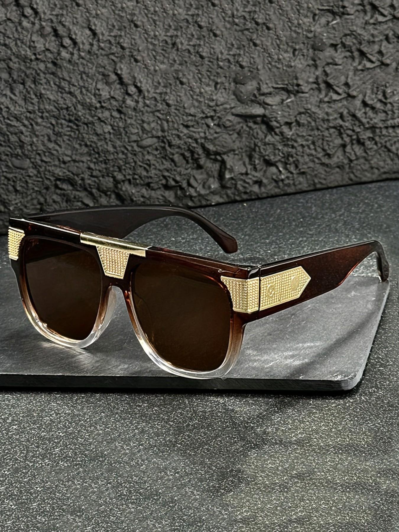 Retro Sunglasses Rectangular Rimless Glasses for Both Men And Women, Perfect for Everyday Casual Wear And Decoration