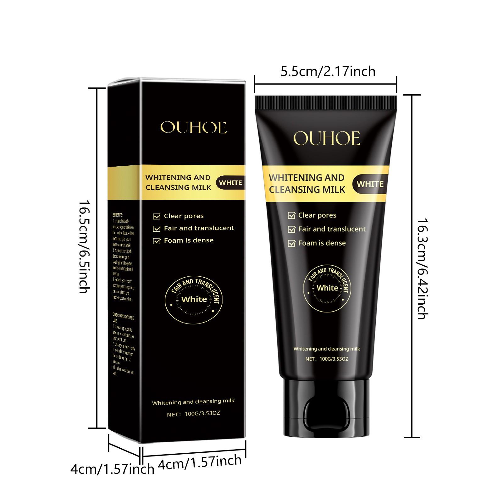 Niacinamide Brightening Cleanser 2-Pack, Deep Clean Hydrating Gentle Moisturizing, Non-Drying Whitening Face Wash, Soothing Skin Care