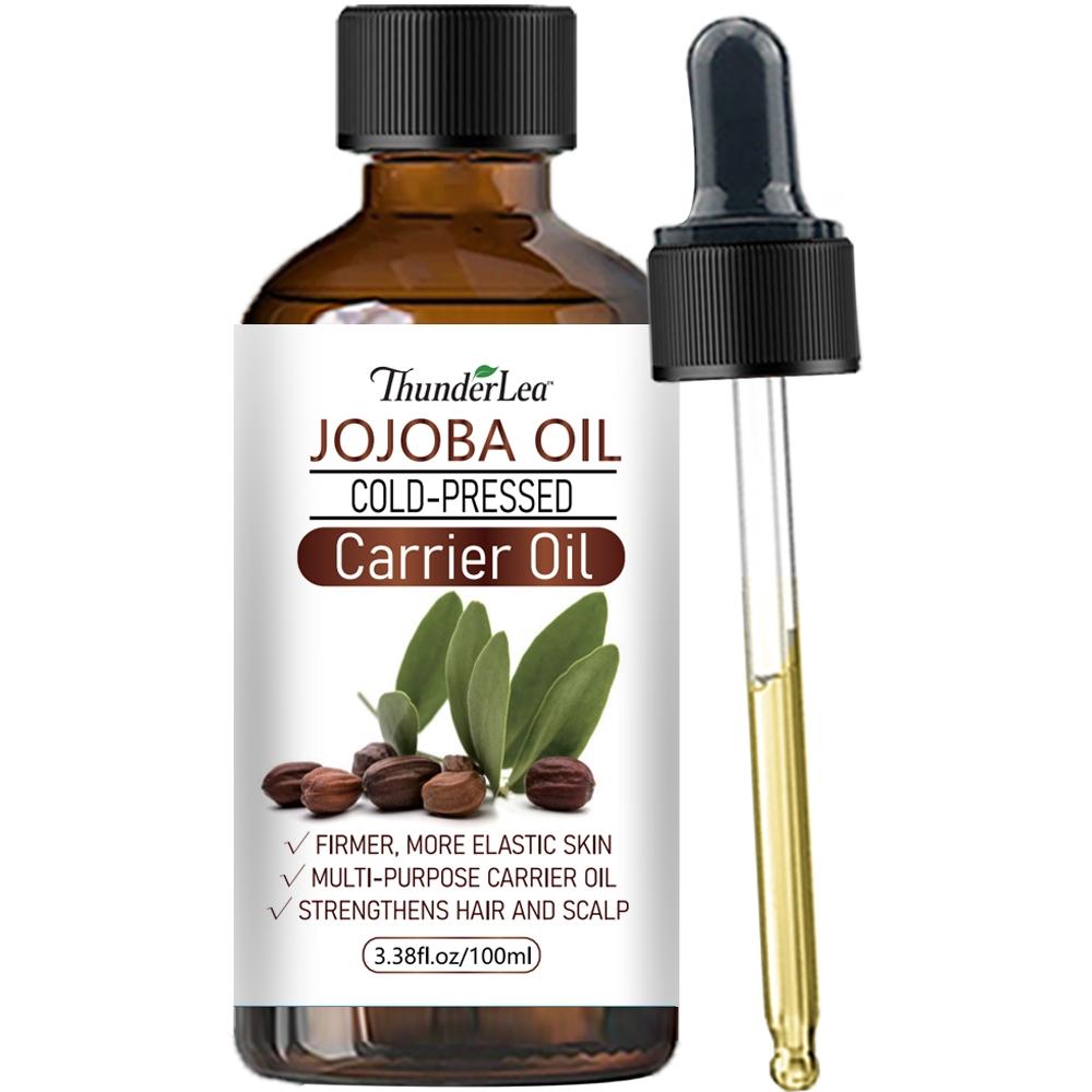 Jojoba Oil 100ml – Multi-Purpose Cold-Pressed Lightweight Carrier Oil for Daily Moisturizing and Hydrating Skin, Hair Care, Massage & Makeup Removal Jojoba Oil 100ml – Multi-Purpose Cold-Pressed Lightweight Carrier Oil for Daily Moisturizing and Hydrating Skin, Hair Care, Massage & Makeup Removal