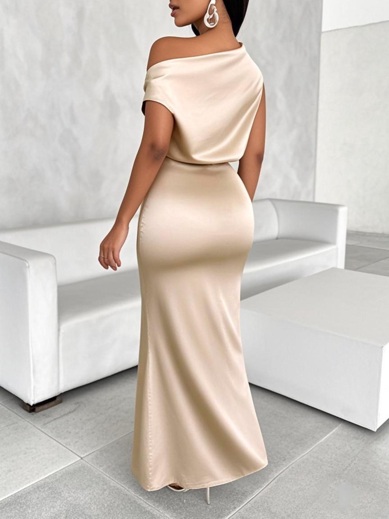 Two-piece Set Women's Solid Color Crop Top & Skirt, Elegant Fashion Casual Top & Skirt for Daily Outdoor Wear, Women Clothing for Summer