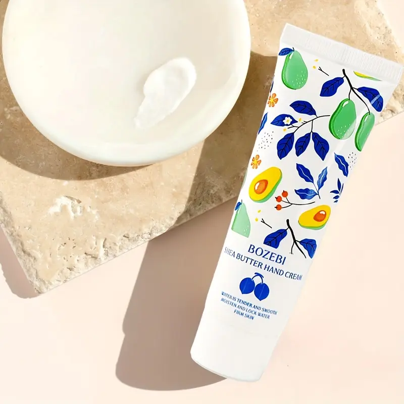 Natural Hydrating Shea Butter Hand Cream with Smoothing Toner - No Excessive Additives, for Extremely Dry Cracked Hands, 1-Piece or 5-Pack*30g, Hydrate