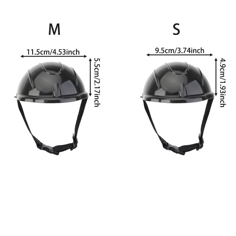 Pet Safety Helmet for Cats and Dogs, Pet Motorcycle Hat Accessory, Fun Pet Toy, Essential Pet Supplies, Secure and Comfortable Design