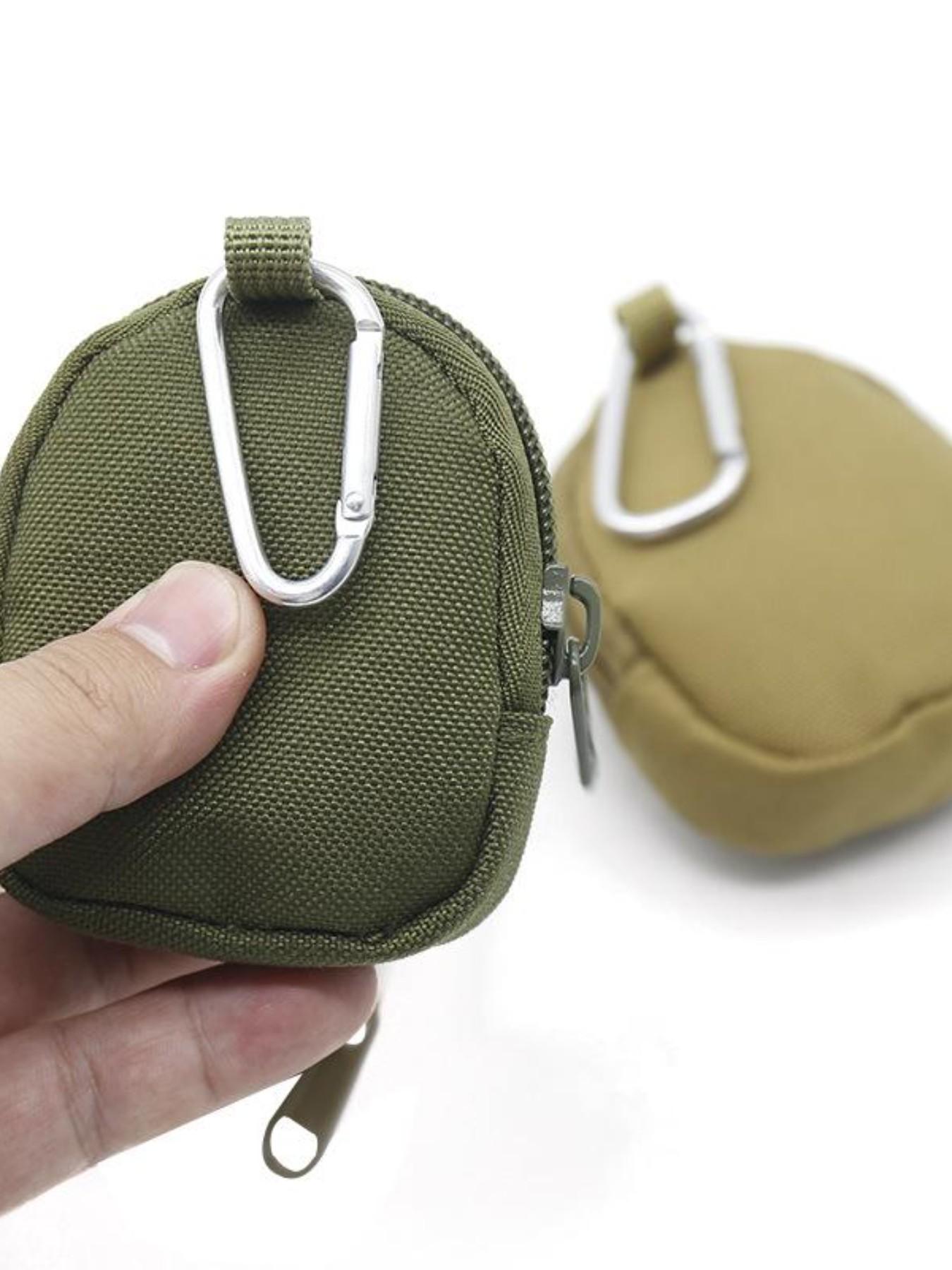 Portable Key Bag for Men, Coin Purse with Zipper, Outdoor Key Organizer, Convenient Key Holder, Essential Accessory for Daily Use