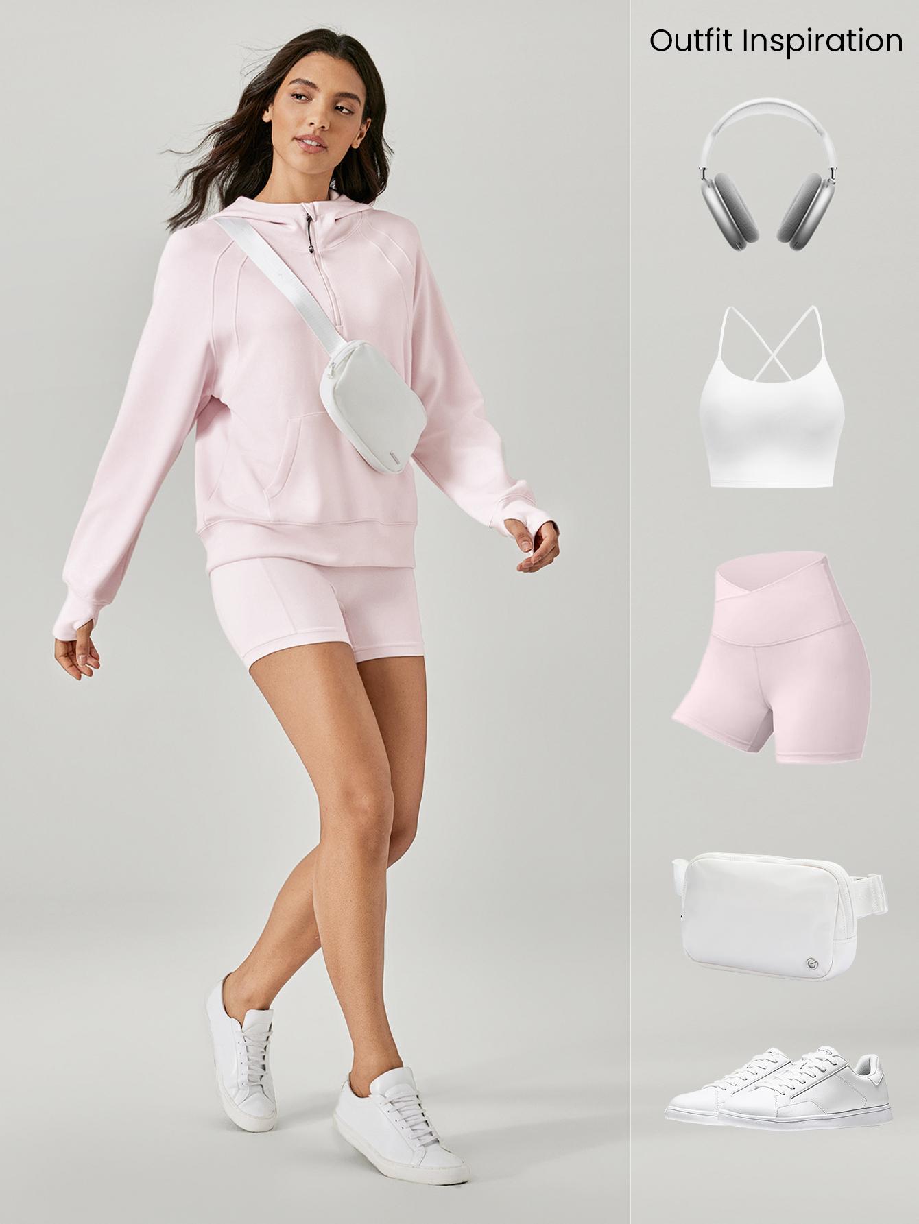 GLOWMODE Modal Silk Touch Half-Zip Hoodie Fall