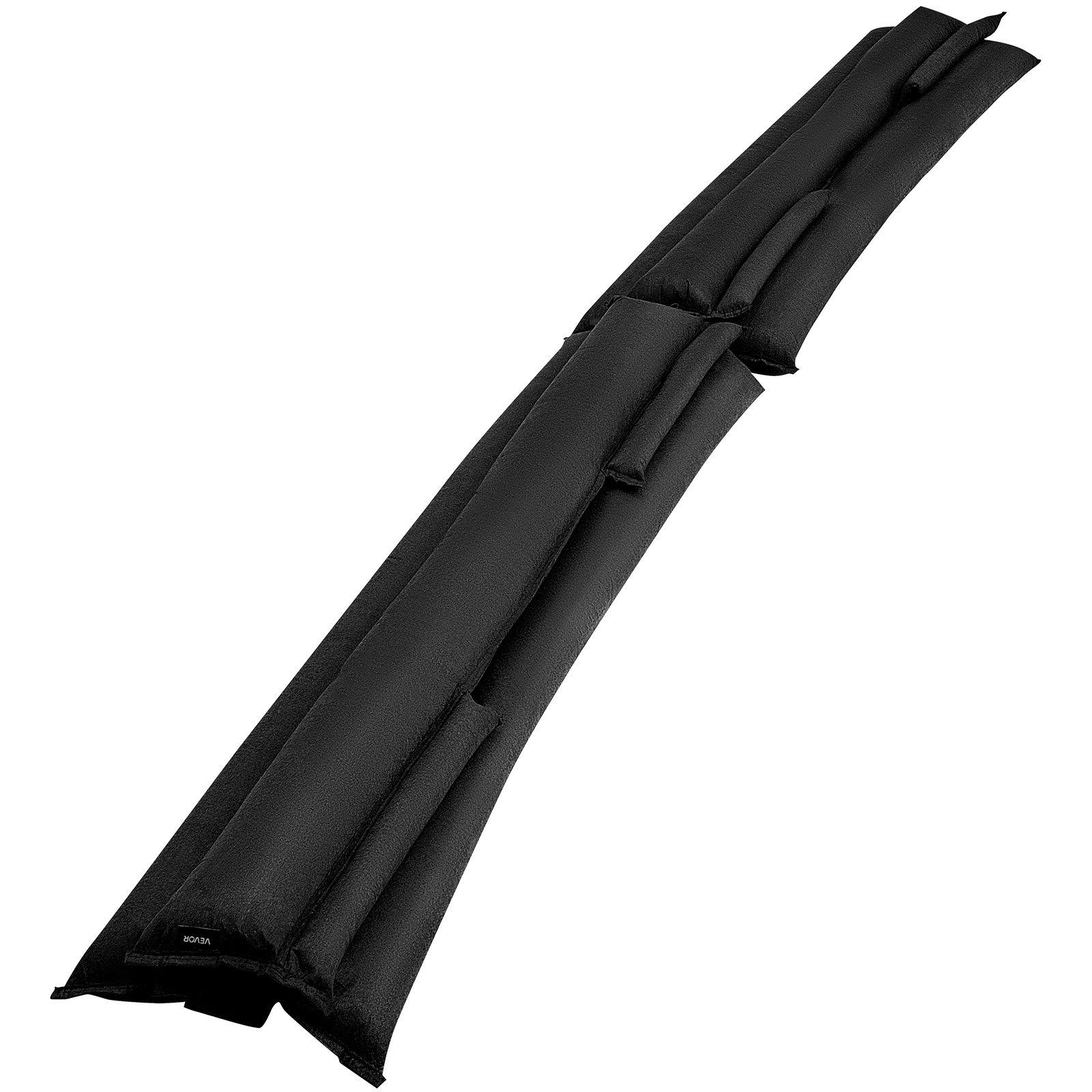 VEVOR Flood Barrier, 4 Pack, 5x 0.7 ft Flood Bags Activated by Water, Reusable Water Absorbent Barrier, Sandless Sandbags Blockage, Flooding Prevention Bags for Home, Doorway, Basement, Garage
