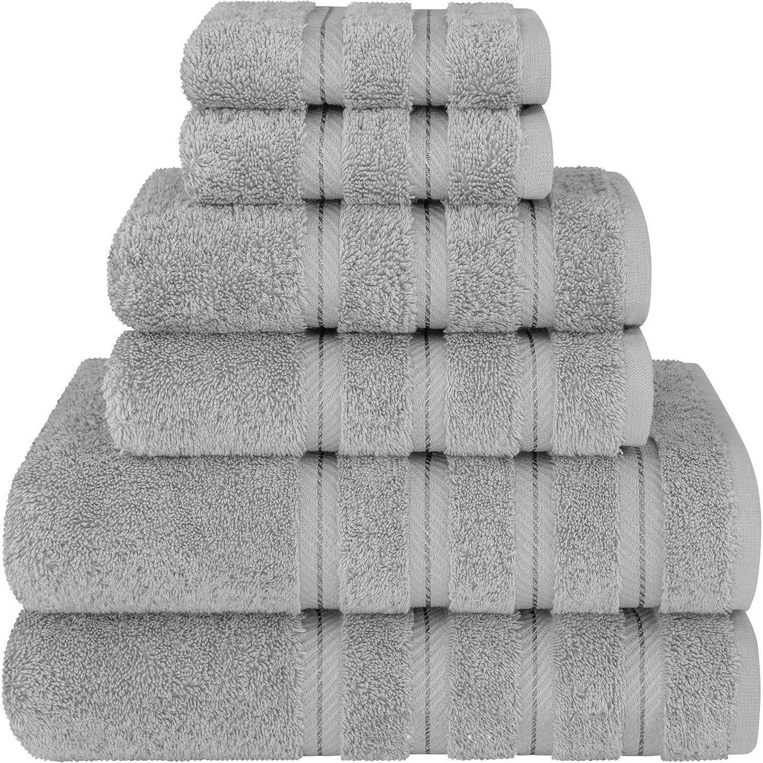 100% Cotton Solid & Texture 12-pc Towel Set