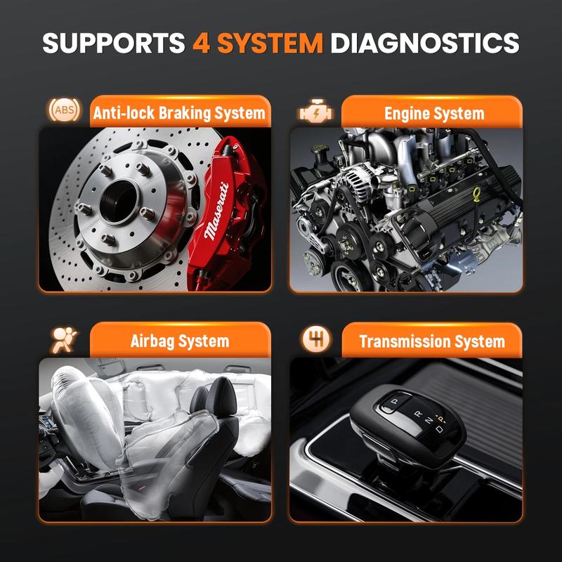 ANCEL DS400 Lite Bi-directional Car Diagnostic Scan Tool OBD2 Scanner ECM/TCM/ABS/SRS Code Reader Scan Tools, 7+ Reset Services Mechanic Tools,FCA  AutoAuth,Lifetime Free Update,Car Accessories,Car Stuff,utomotriz escaner para carros