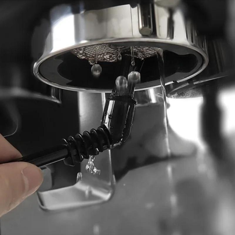 Coffee Brush Espresso Machine Portafilter Cleaning Brush Nylon Anti-scalding Brush Grinder Cleaning Brush Barista Utensils
