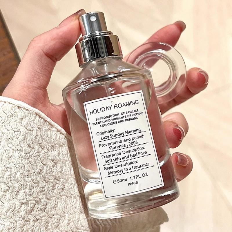 Holiday Travel Lazy Weekend Perfume 50ML, Fresh Natural Floral Scent, Long-Lasting Fragrance for Dates & Daily Life, Ideal Gift for Her