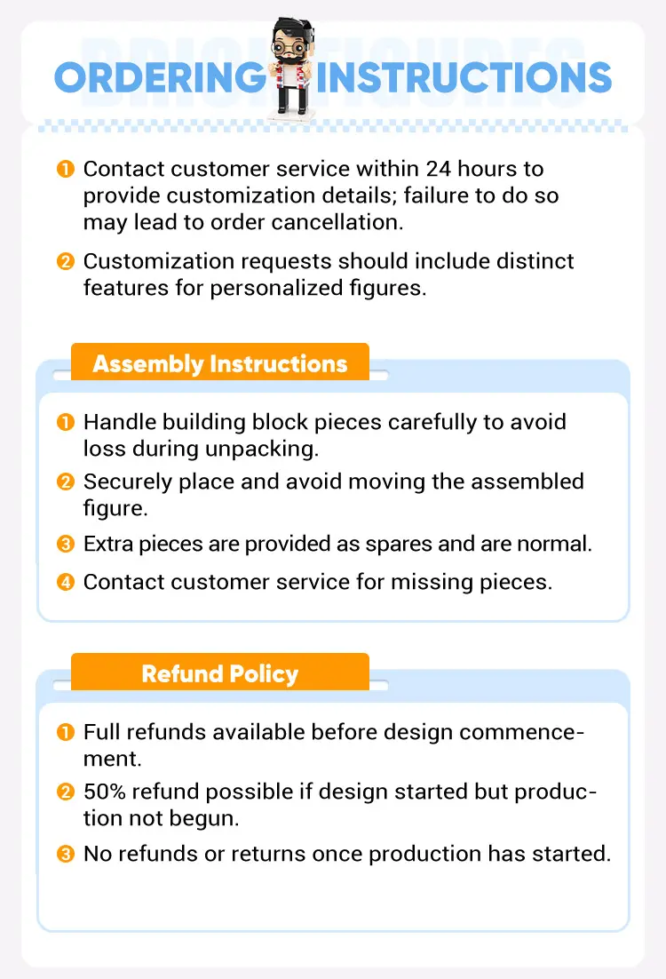 Product Introduction of Mother's day gift Customizable Mini Brick Figure with Key Chain Set – Personalized Gift for Any Occasion Based on Your Photo 42