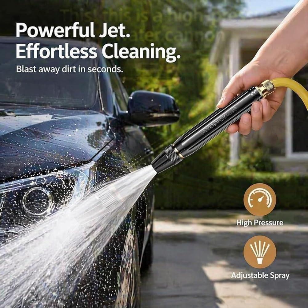 2-Pack High-Pressure Water Gun, Adjustable Spray Mode, Ideal for Car Washing, Plant & Vegetable Irrigation, Garden Hose Use, Car Wash Nozzle
