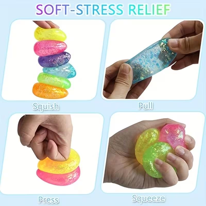 Water Drop Shape Stress Ball, Slow Rebound Squishy Toy, Kawaii Squishies, Ideal for Desk Decoration, Classroom Rewards, Party Gifts