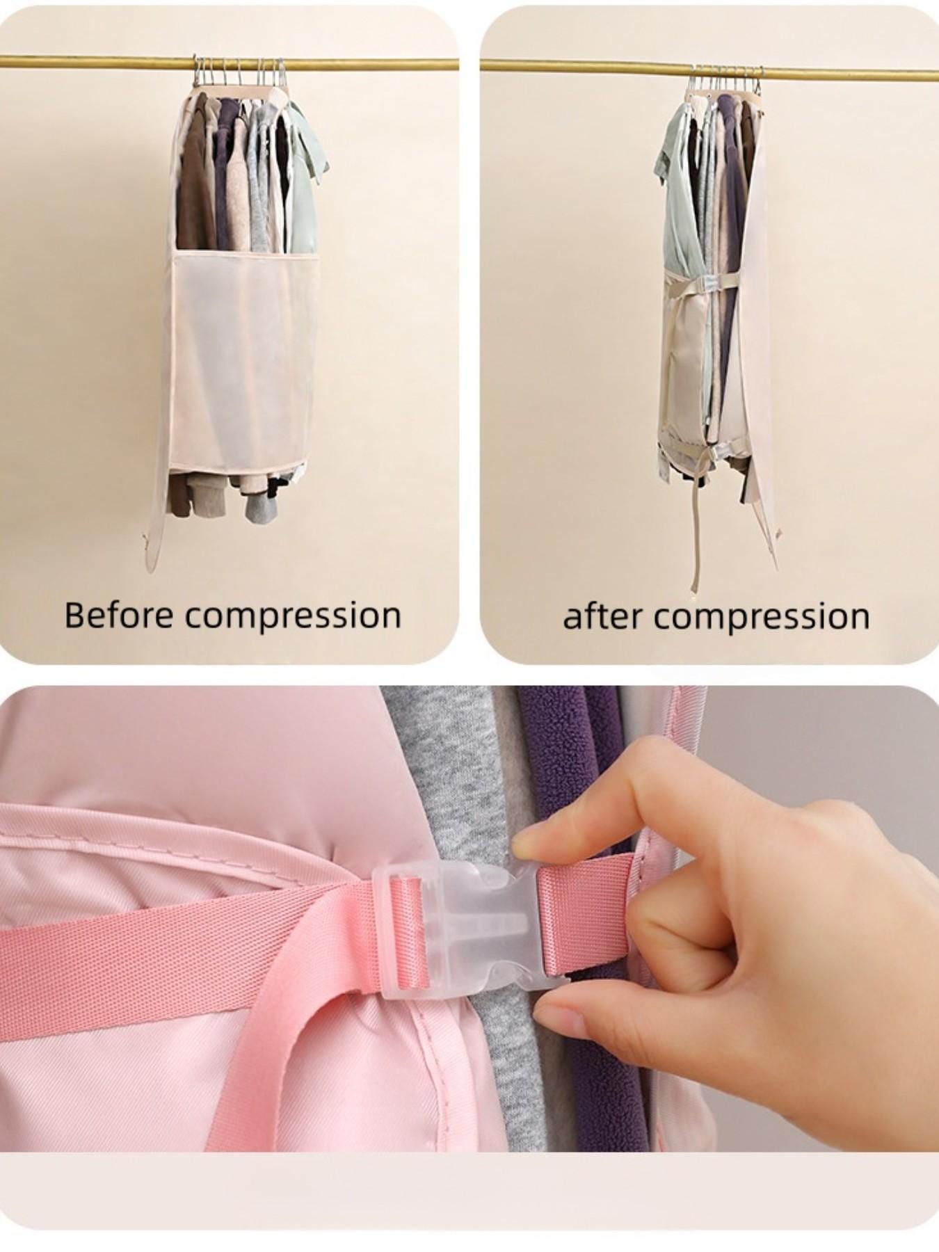 Large Capacity Closet Compression Storage Board, Stackable Clothes Dust Cover, Quilt Organization Bag, Wardrobe Space Saver