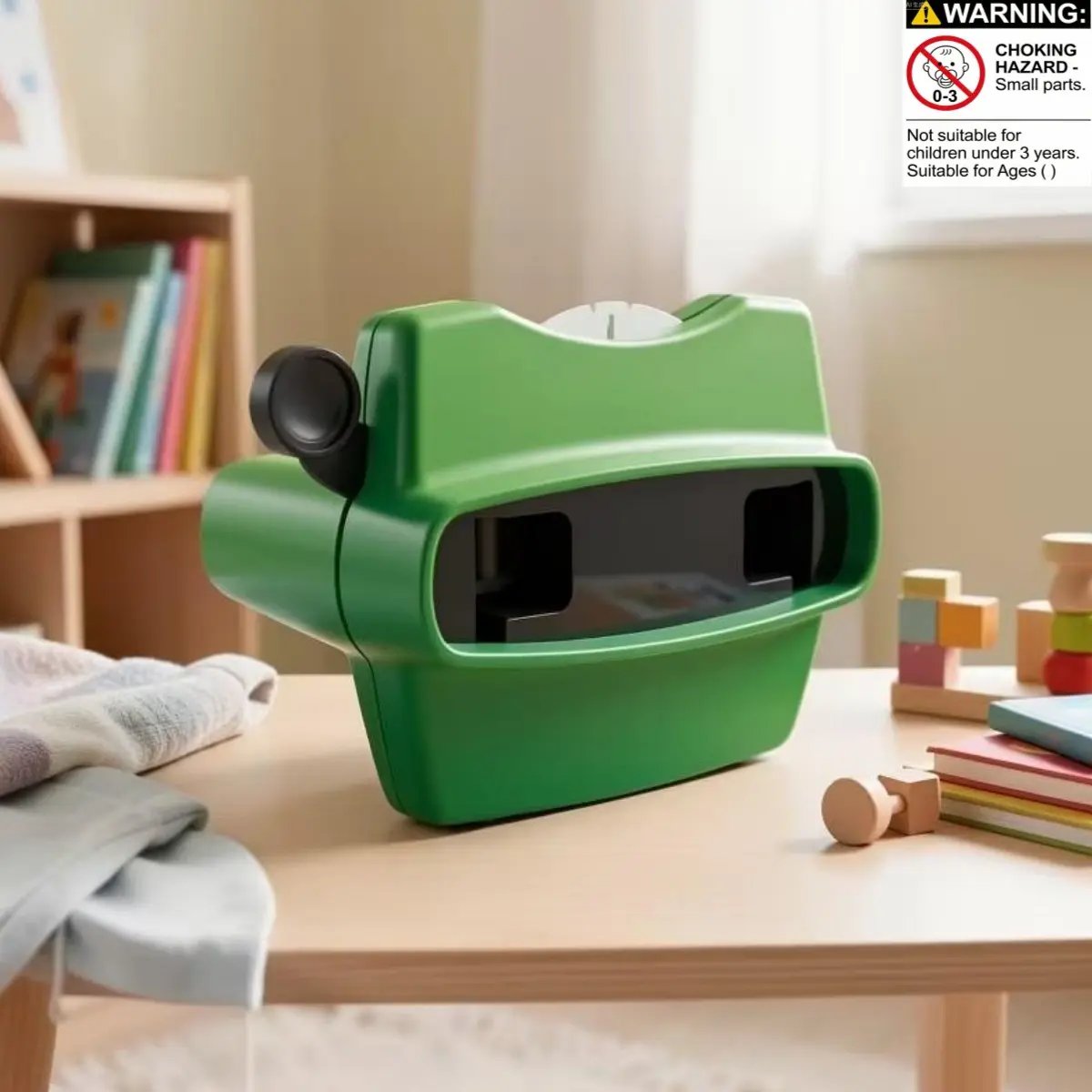 (3 Disc + 1 Machine) with Slides, Children's 3D Sideshow for Kids- an Educational Viewing Toy with Four Themes: Space, Ocean, Animals, and Dinosaurs. Suitable for Children Over 3 Years Old for and Enlightenment. An Interesting Learning Machine