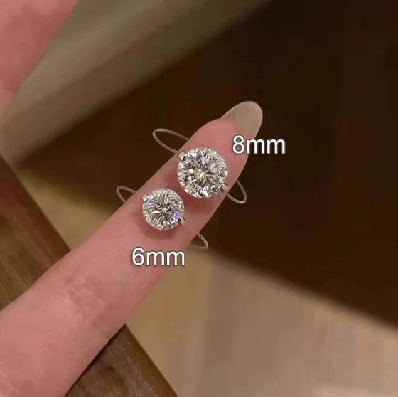 Ultra Invisible Transparent Fishing Line Sparkling Diamond Ring for Women 6mm & 8mm Sizes Simple Versatile High-End Niche Light Luxury Elastic Index Finger Ring Ultra Invisible Transparent Fishing Line Sparkling Diamond Ring for Women 6mm & 8mm Sizes Simple Versatile High-End Niche Light Luxury Elastic Index Finger Ring