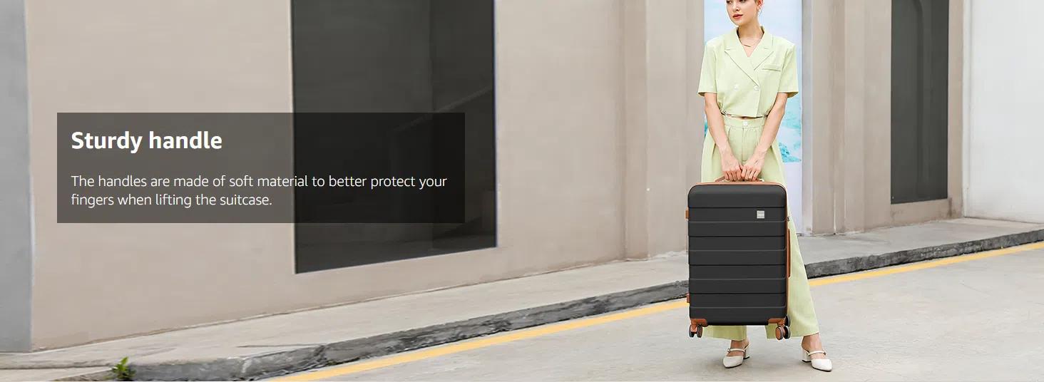 28 inch Travel Luggage Suitcase Set Large Capacity, Lightweight Durable, TSA Lock, Smooth Spinner Wheels, YKK Zippers