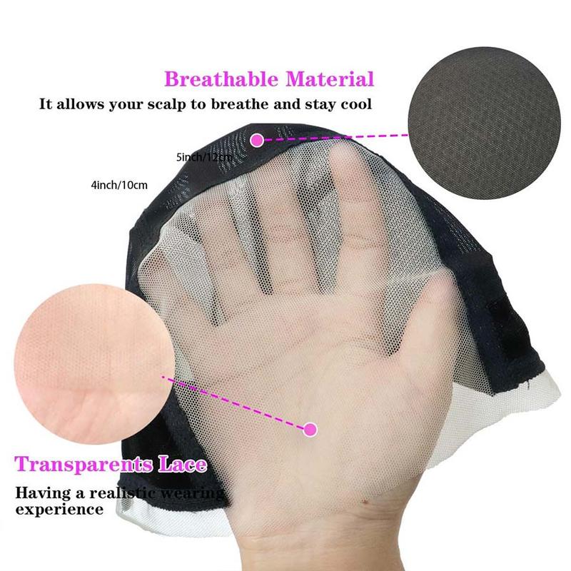 Lace Wig Grip Cap for Women, Non Slip Wig Gripper Headband with Silicone for Keeping Wigs in Place, Adjustable Lace Wig Gripper