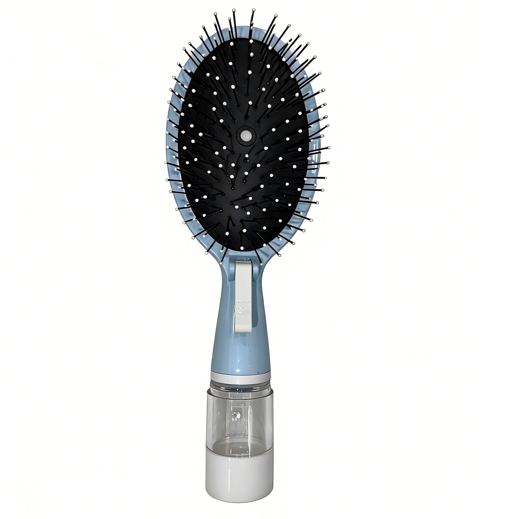 Two-In-One Spray Cushion Comb with Mist Function, Anti-Static Detangling Brush, Dry Wet Use Scalp Massager, Professional Hair Styling Tool, Anti Static Hairbrush, Anti Tangle Brush