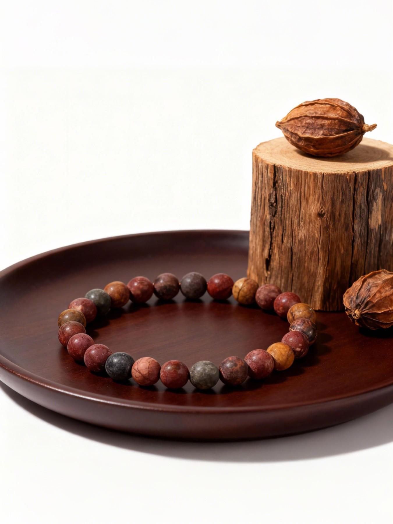 Vintage Natural Turquoise Crystal Bracelet, Boosts Courage, Strength, Confidence, Releases Stress, Energy Jewelry, Gift for Friends