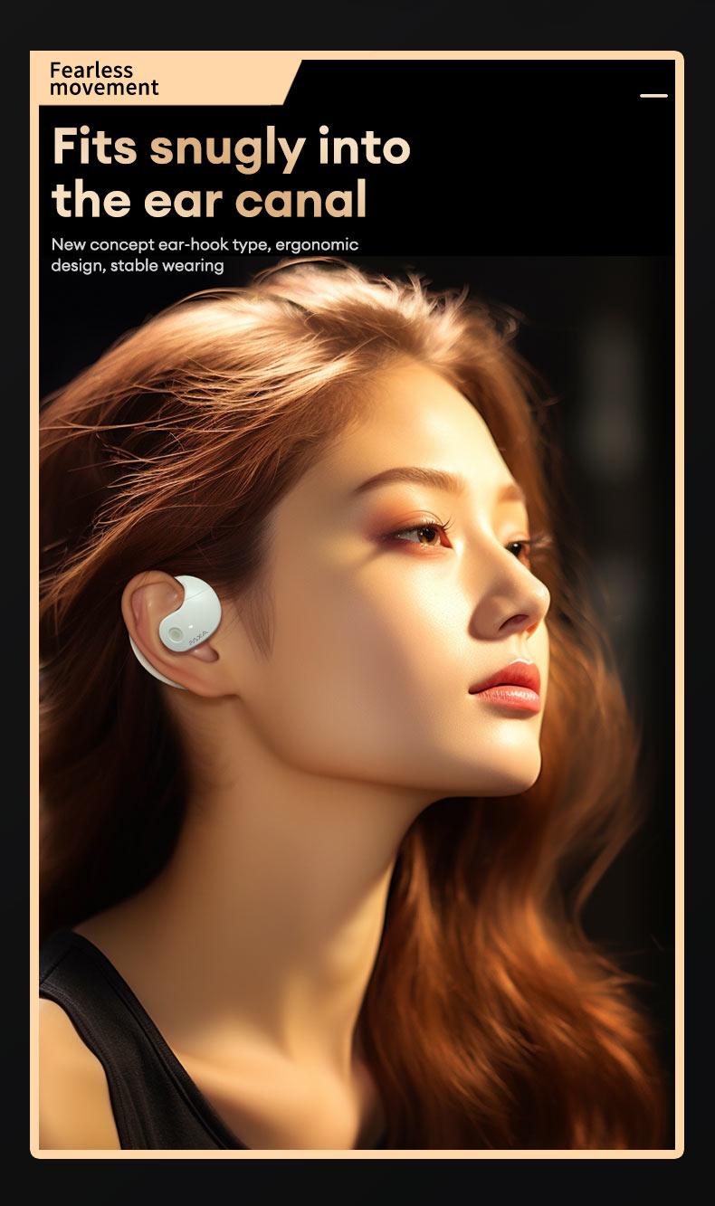 PAXA X15 Pro OWS Wireless Bluetooth Earbuds Luxurious Sound for Music & Phone Calls, Sport Headsets With Call Noise Canceling Mic