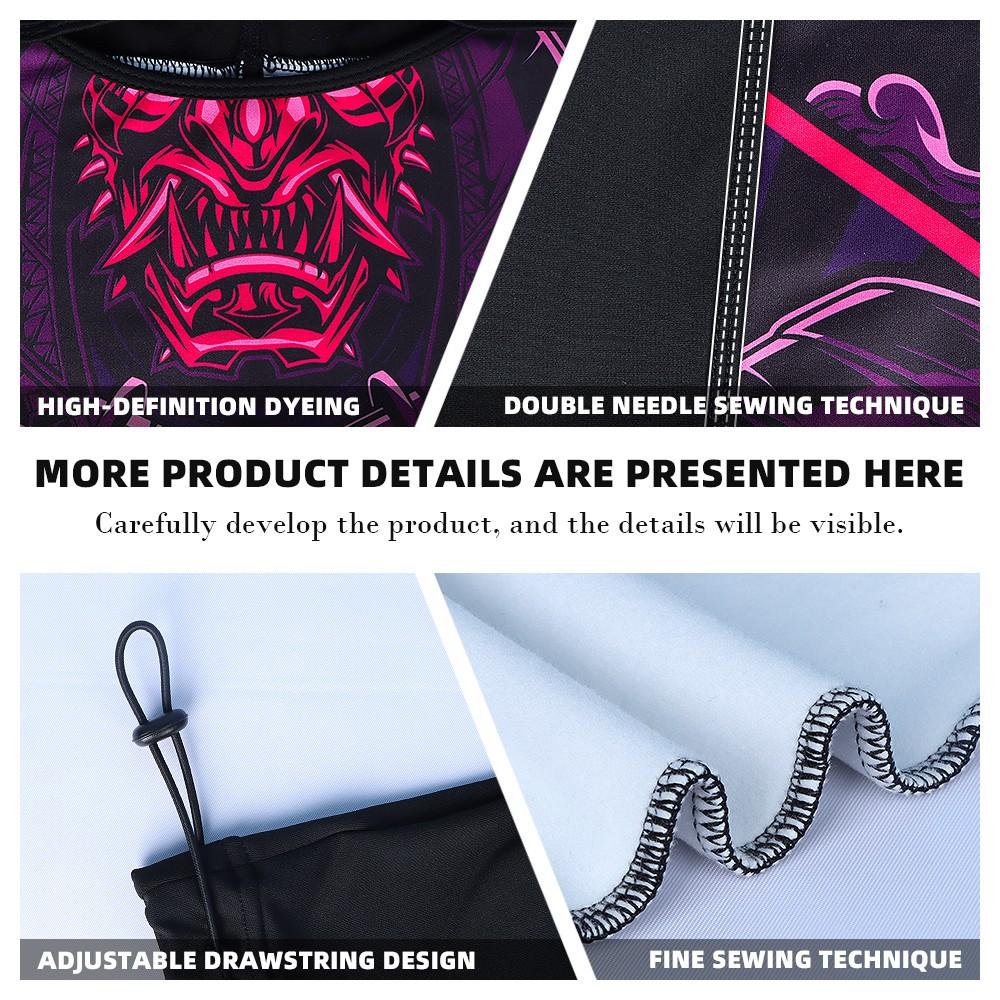 Winter Thickened Warm Head Cover, Multi-Function Face Mask Scarf Hat, Stylish Print Balaclava for Outdoor Sports Ice Fishing Cycling Hiking Skiing