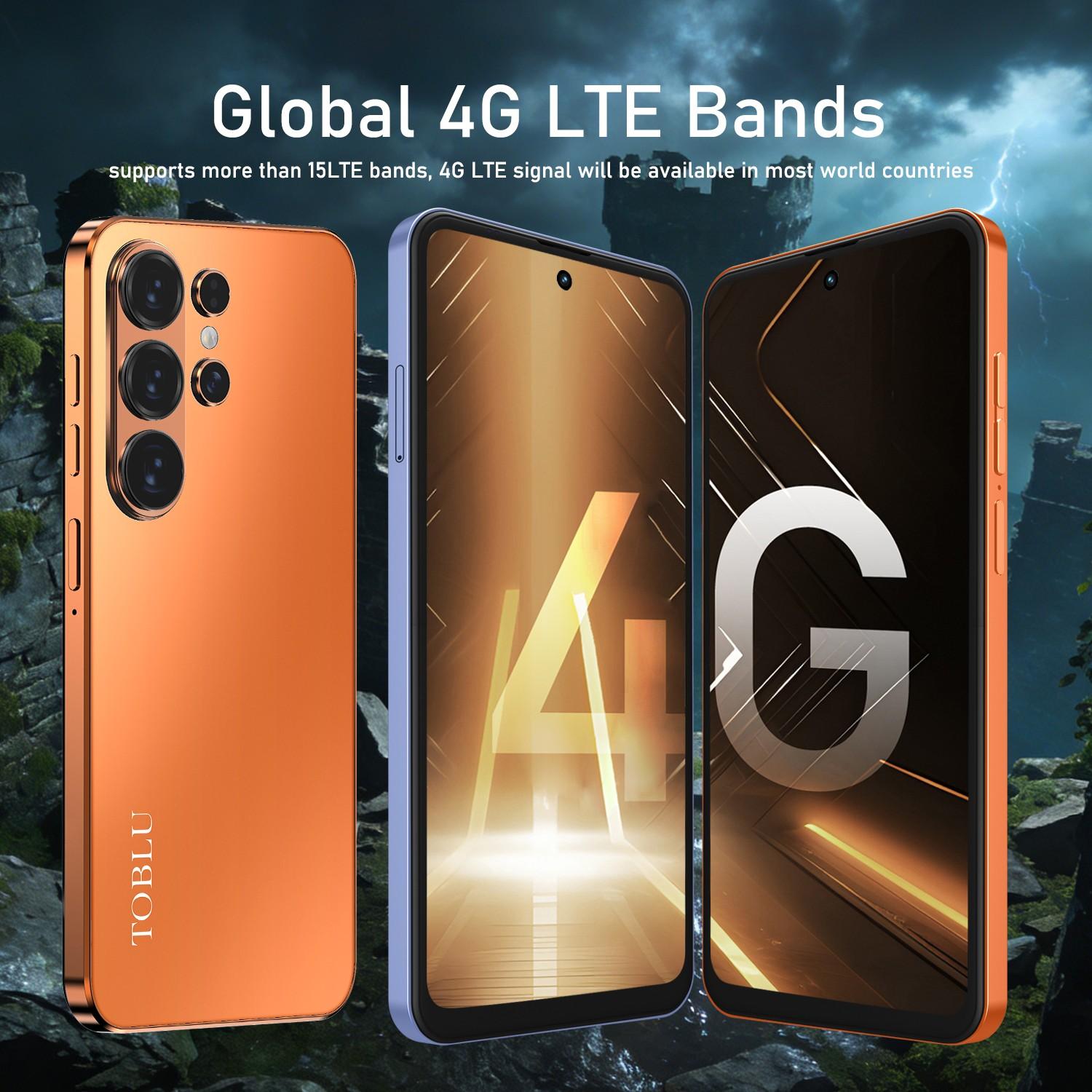 TOBLU-S26 Pro Fashion Smartphone, 6.56 Inch HD Screen, 3+32GB RAM, 3100mah Battery, Dual Sim, Expandable Memory, Android 12 System