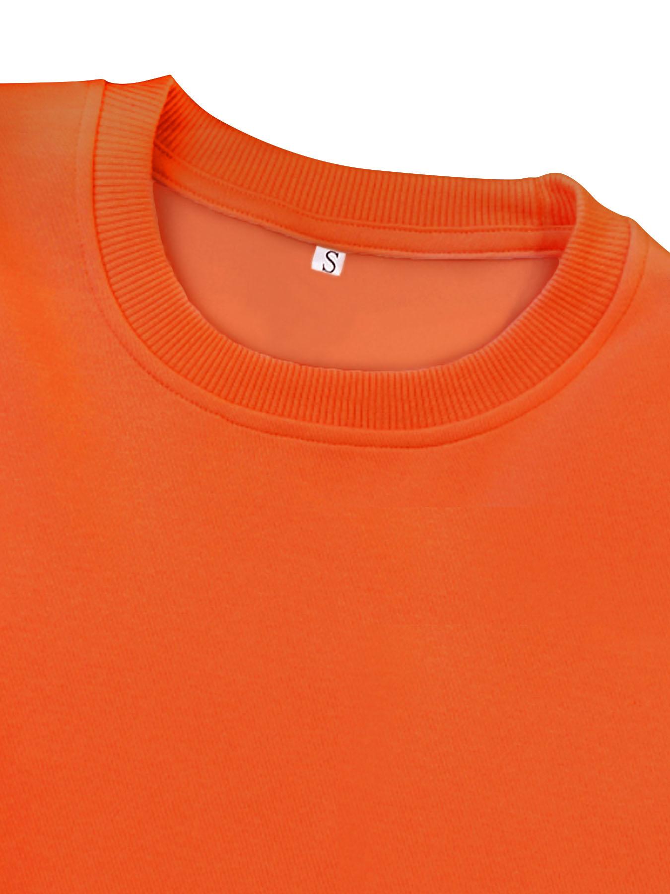 Women's Casual Graphic Pullover Sweater, Soft Long Sleeve Round Neck Sweatshirt, All Seasons Fitted Comfortable Fit