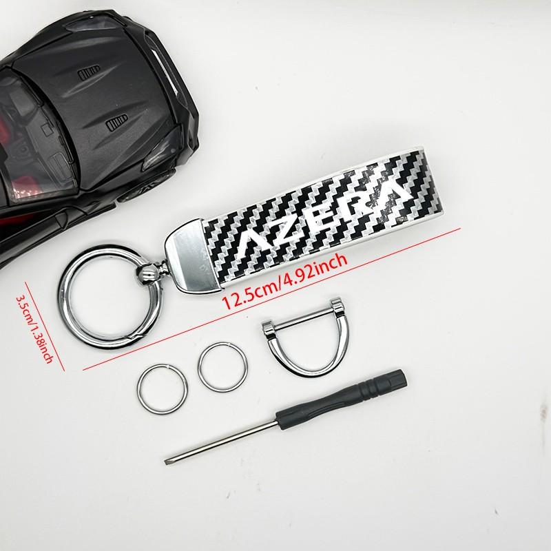 Hyundai Azera Carbon Fiber Keychain, Multiple Colors, Durable & Stylish Design, Perfect Gift for Car Enthusiasts