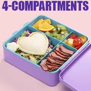 Product Introduction of Fimibuke Chill Bento Box – Leak-Proof Lunch Box with Ice Pack, BPA-Free 4-Compartment Food Container with Utensils, Microwave & Dishwasher Safe, for School, Work, or On-the-Go 11