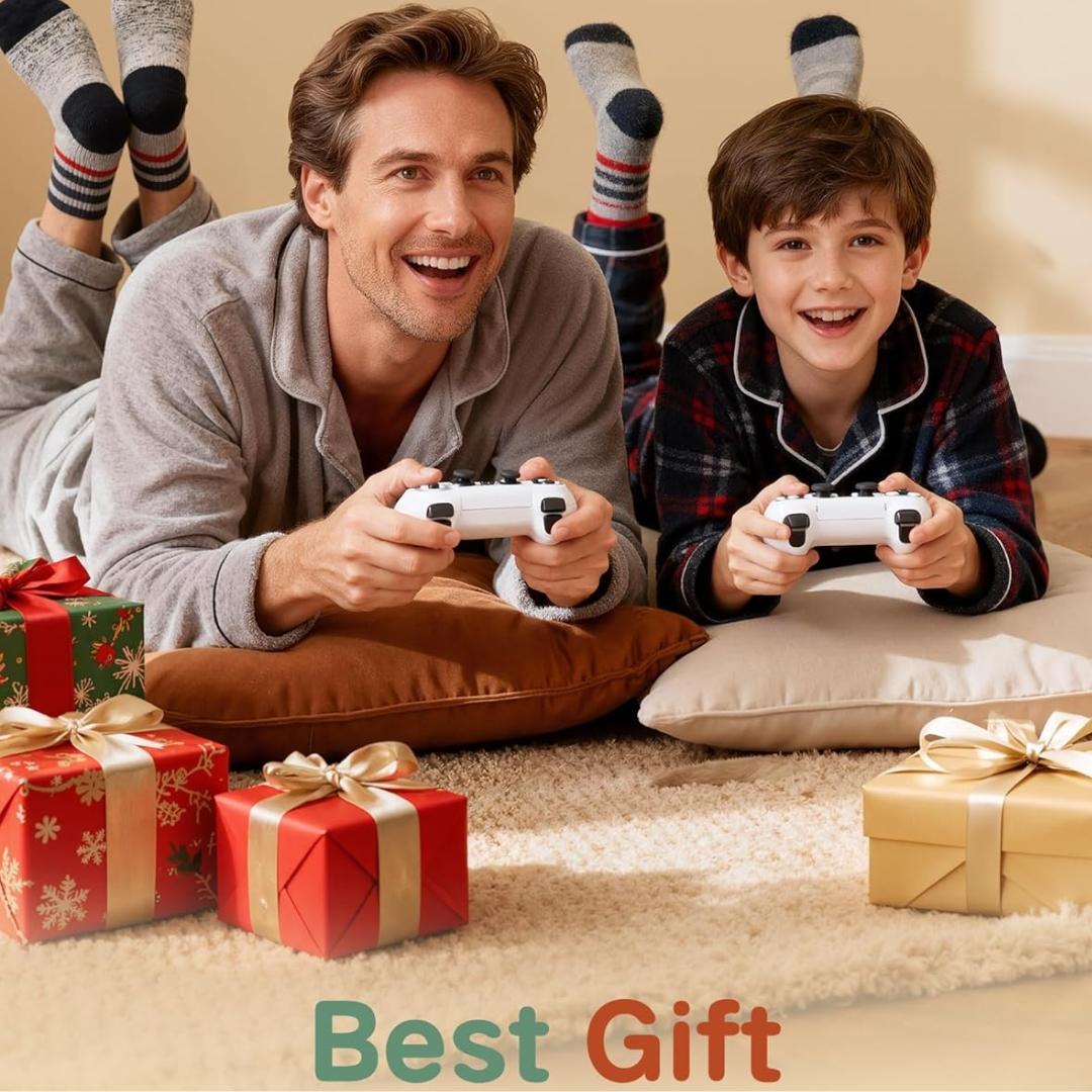 2025 M15 Plus Retro Game Console, Built-in Game Stick Wireless Controller, Classic Game Emulator Esports Controllers, Dual Wireless Control