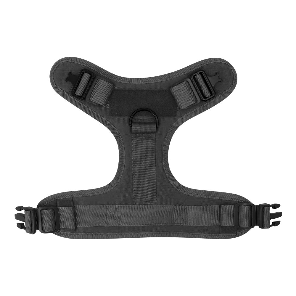 Tactical Dog Harness and Easy Control Training Dog Collar with Bungee Dog Leash Set, Heavy Duty Dog Harness with Handle, No-Pull Service Military Dog Vest Harness for Training Hunting Walking