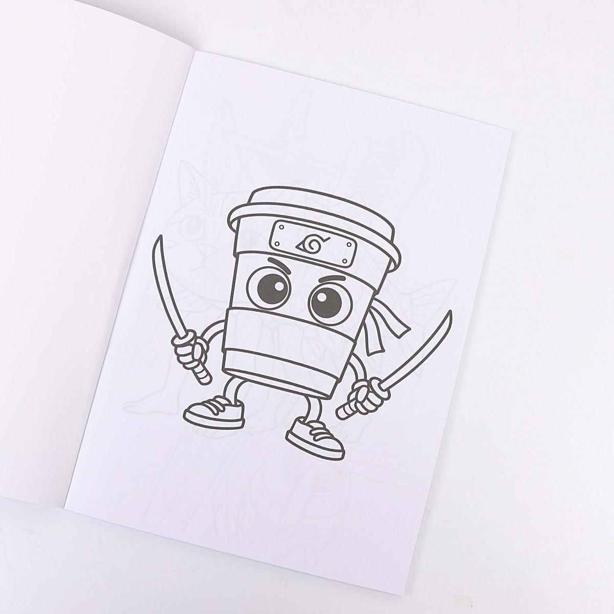 New Brainrot Meme Coloring Book, Unique Network Culture Patterns, 22 Pages Interactive Stress Relief Activity Book, Ideal Gift for Meme Lovers