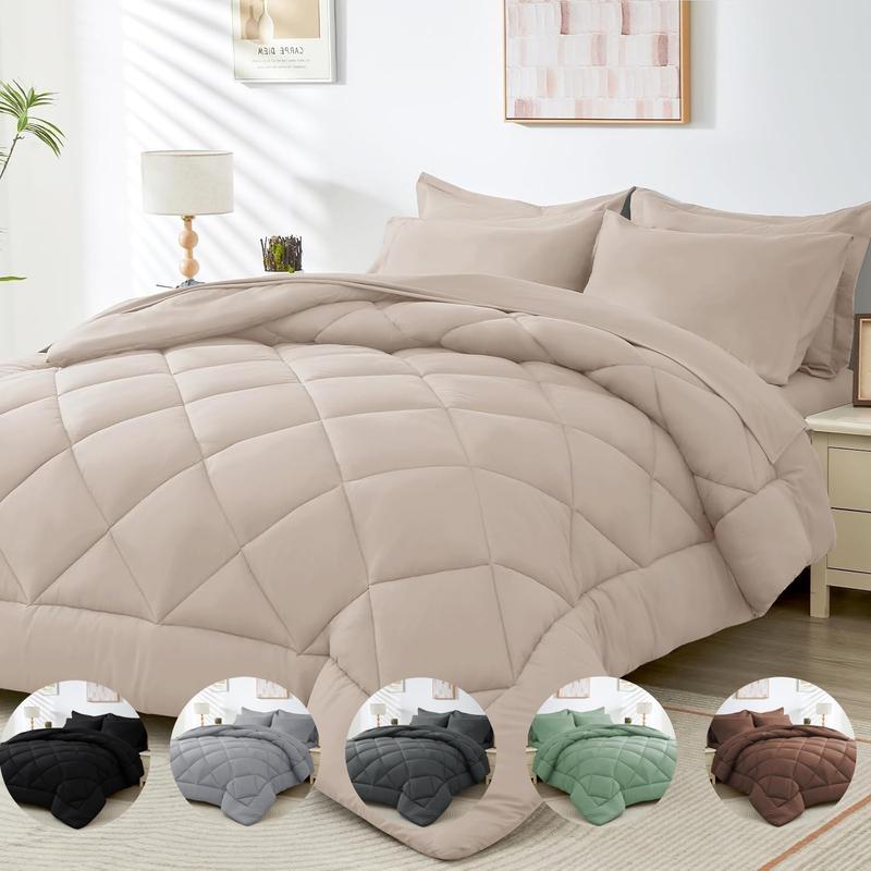 3pcs Blanket Set, 260gsm Ultrafine Fiber Thick Blanket, Christmas Gift, Twin Bed Sheet 220x240cm, All-Season Warm Filling, Puffed Quilt