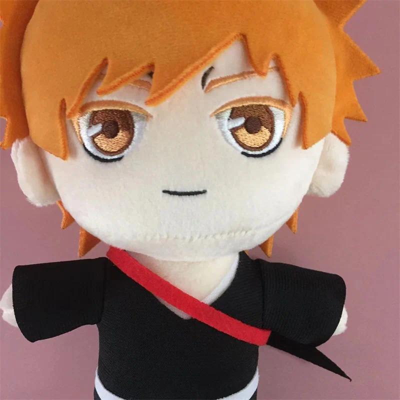Bleach Anime Soft Fabric Stuffed Plush Toys - 20cm Kurosaki Ichigo, Kuchiki Rukia, Kuchiki Byakuya, Ichimaru Gin Unisex Cosplay Plushies, Christmas Gifts for Classic Toy Enthusiasts