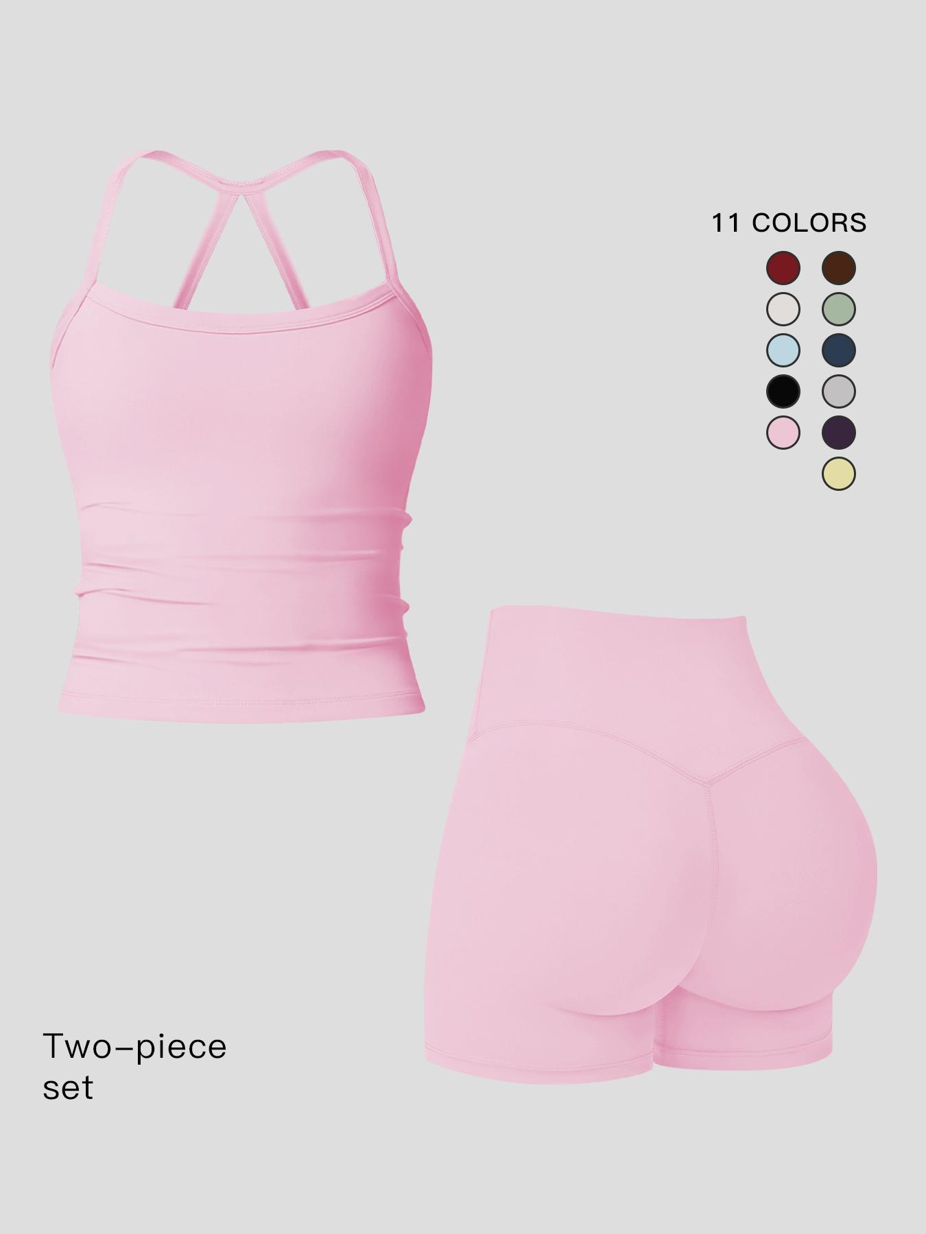 Women's Quick-Dry Yoga Set, Tight-Fitting Fleece Lined Activewear, Winter Outdoor Running Sports Suit, European Style Workout, Workout Running Clothes, Sports Fitness Wear