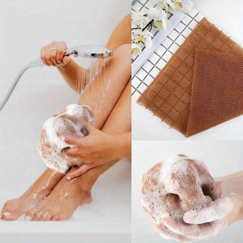 Pull rope bath scrub towel high elasticity sauna towel exfoliating shower tool body wash towel one piece net loofah unisex durable exfoliating bath sponge can be stretched up to 66 inches for body scrubbing smoothing skin