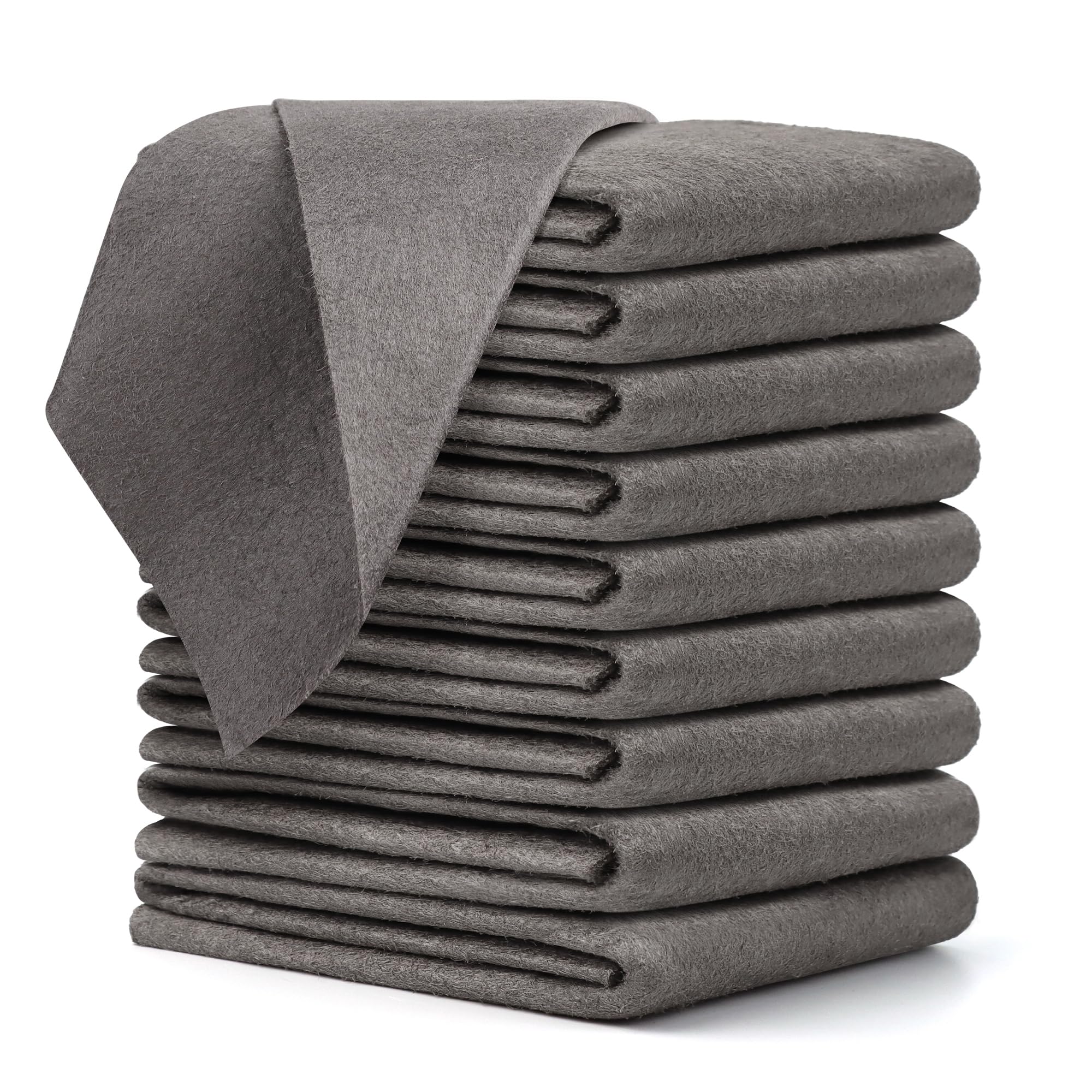 10-Pack Magic Premium Microfiber Cleaning Cloths – Reusable, Thickened & Streak-Free for Windows, Glass and Car