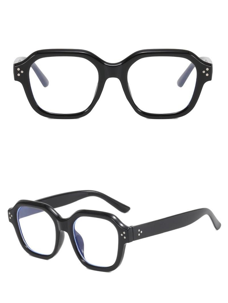 Women's Retro Tortoiseshell Transparent Eyeg, Casual Fashion Glasses for Daily Wear & Work Commute, Leopard Pattern PC Frame, Stylish Trendy Eyewear