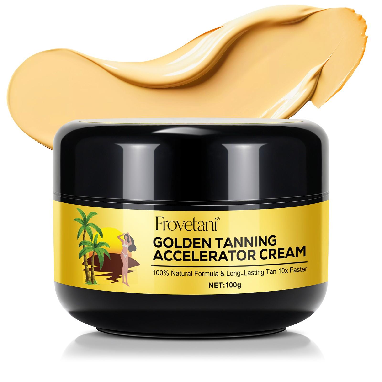 Tanning Cream, Body Tanner, Moisturizing Self Tanner, Quick Tan, Moisturizes Skin, Faster Tan, Longer Lasting Color, Achieve Cool Bronzed Look Easily