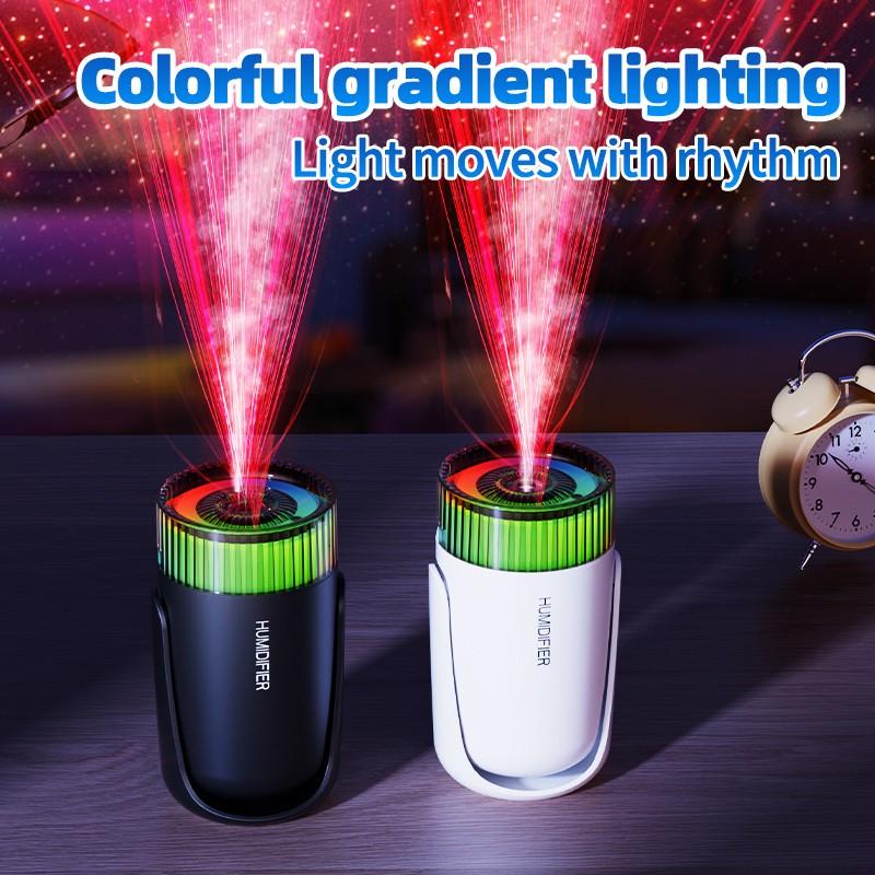 New Starry Humidifier, Silent Operation, Seven-Color Night Light, Fine Visible Mist, Can Be Used as Aromatherapy Machine, Suitable for Living Room, Bedroom, Office, Car