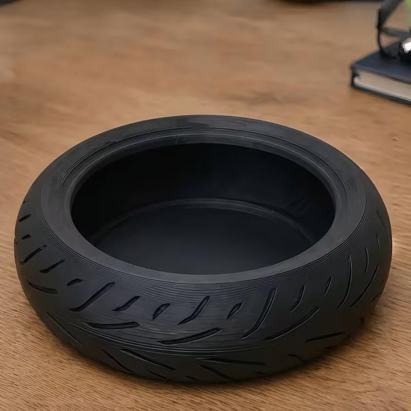 Tire Storage Box, Novelty Car Tire Organizer Tray, Home Decor Shelf, Key and Coin Holder, Perfect Gift for Motorcycle Enthusiasts