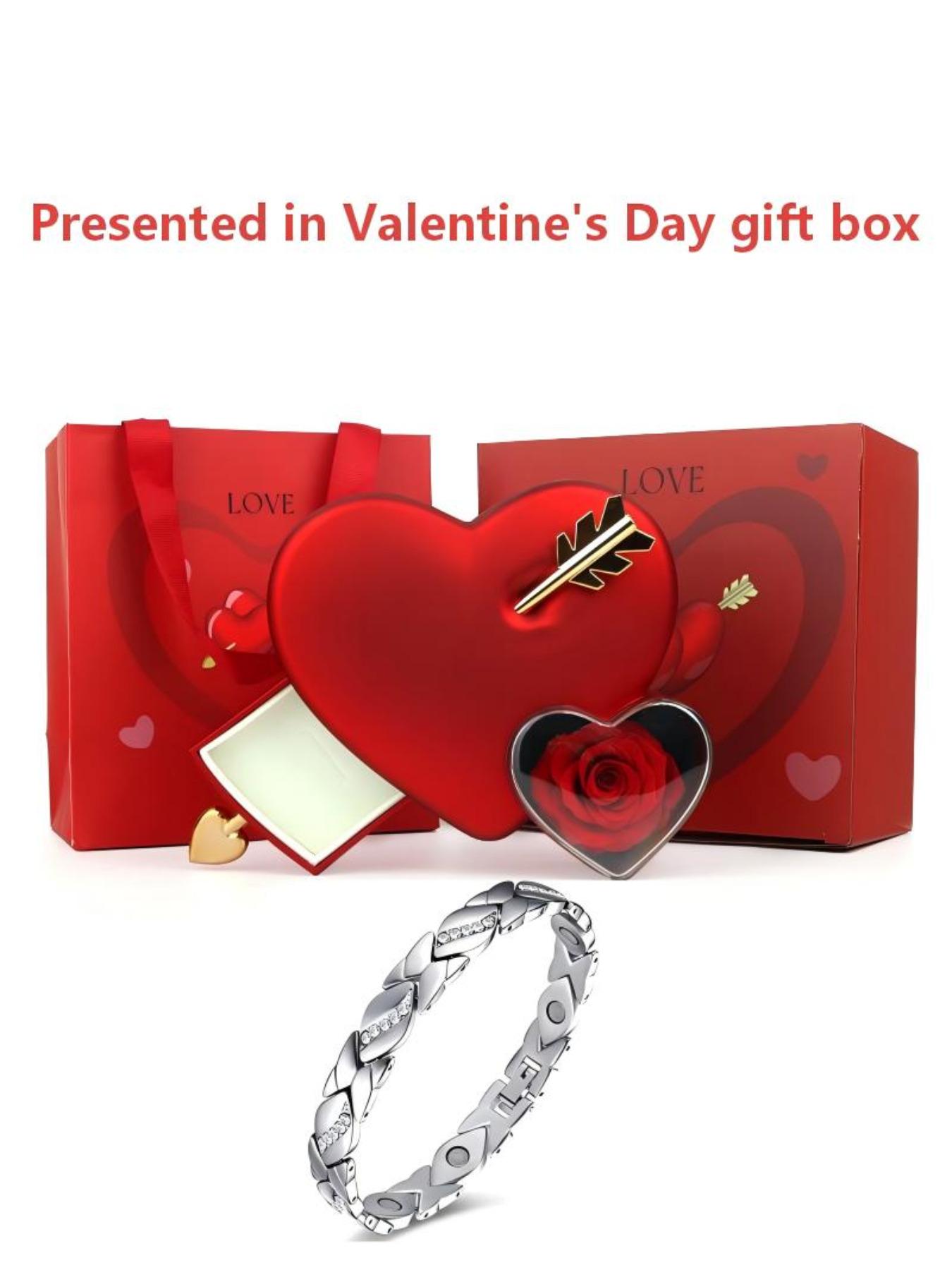 【Valentine's Day gift】Women's Leaf Bracelet, Pure Copper Magnetic Bracelet with Diamonds, 3500 Gauss Effective Magnet, Outdoor Fun Accessory