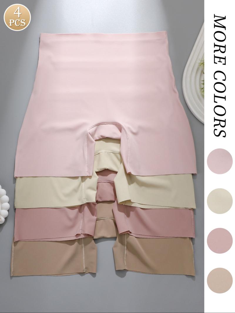 Women's High-Waisted Seamless Shaping Leggings, Elastic Fitted Comfortable Skin-Friendly Bottoms, Casual Plain Design for All Seasons, High Compression Shapewear