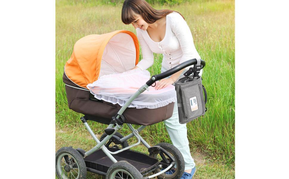 Portable Diaper Changing Pad, Waterproof Travel Baby Changing Mat, Newborn Essentials Baby Shower Gifts, Grey