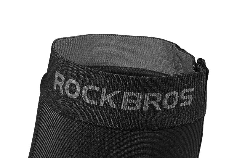 ROCKBROS Winter Cycling Shoe Covers Men's Warm Bike Shoe Cover Water Resistant Windproof Bicycle Overshoes for Mountain Road Bike