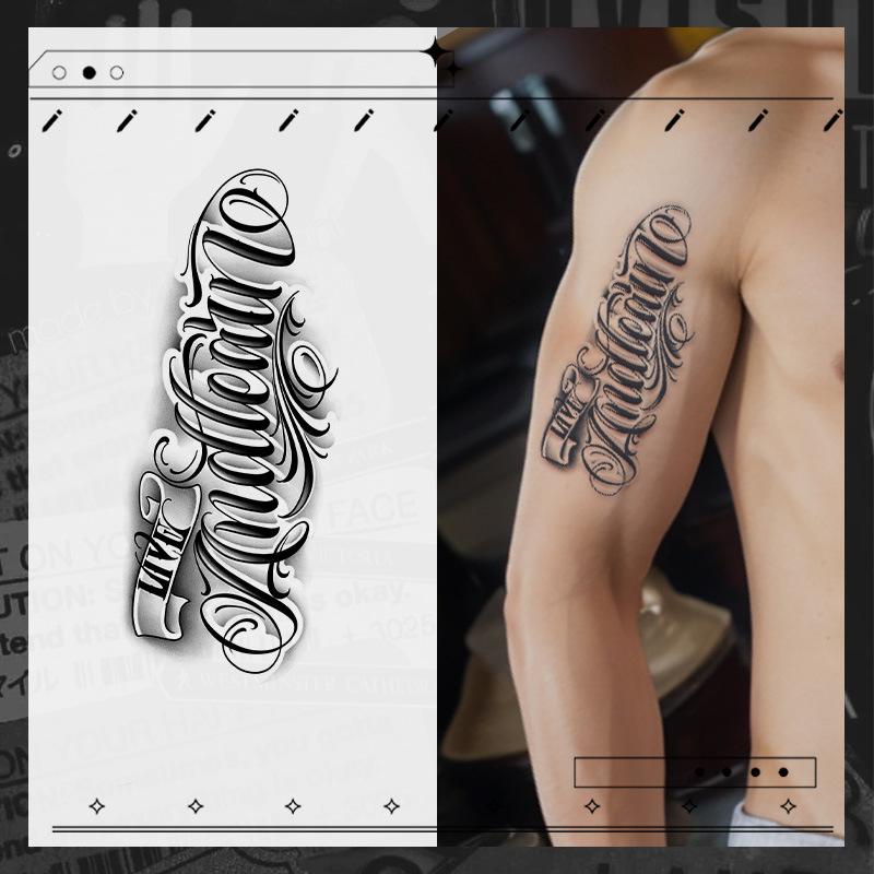15 sheets Large temporary tattoos men,,fake tattoos,Mexican Style Font Elements , Lasting for 7-15 Days, long lasting temporary tattoo arm,Herbal Tattoo Stickers,tatuajes temporales,realistic temporary tattoos